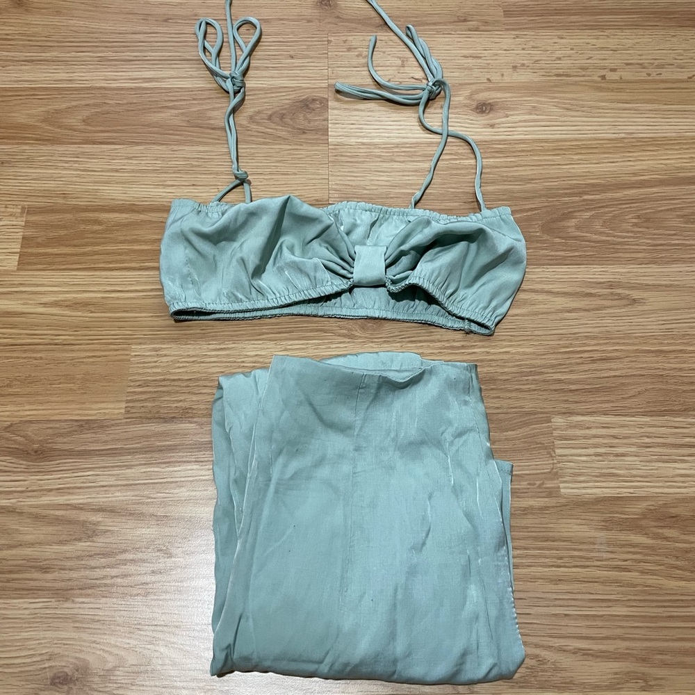Princesspolly 2 piece set, sage green